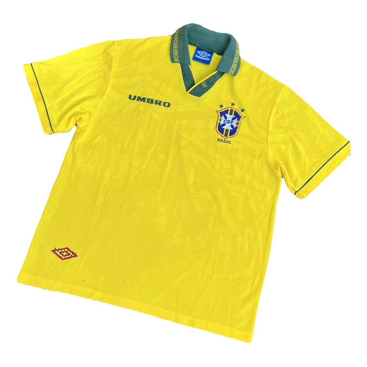 Pre-owned Umbro T-shirt In Yellow
