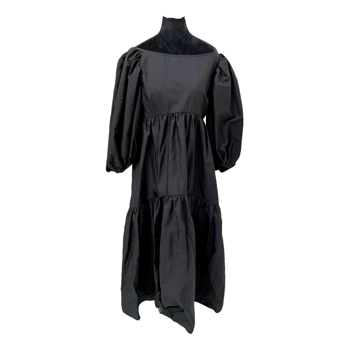 Pre-owned Cecilie Bahnsen Mid-length Dress In Black