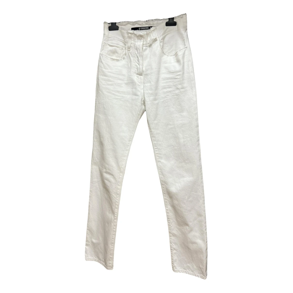 Pre-owned Jacquemus Jeans In White
