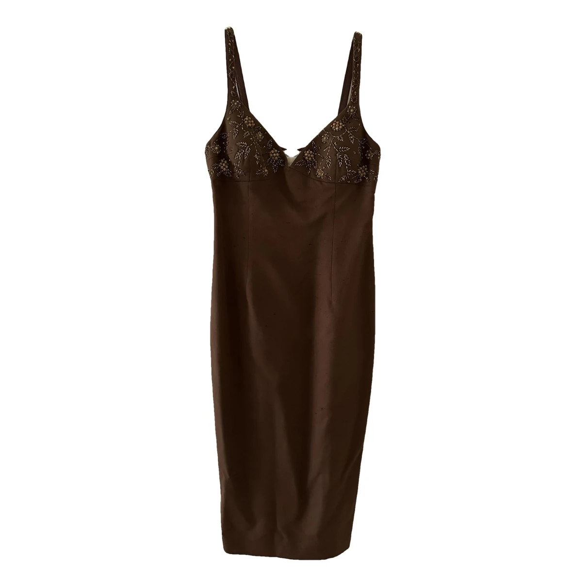 Pre-owned Michael Kors Silk Mid-length Dress In Other