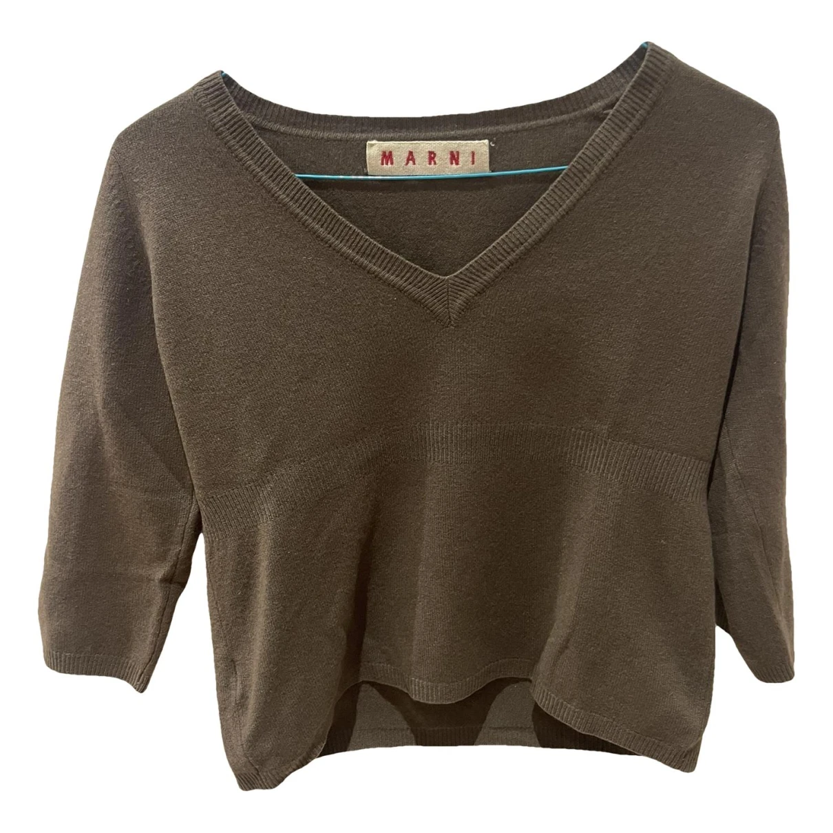 Pre-owned Marni Cashmere Jumper In Brown