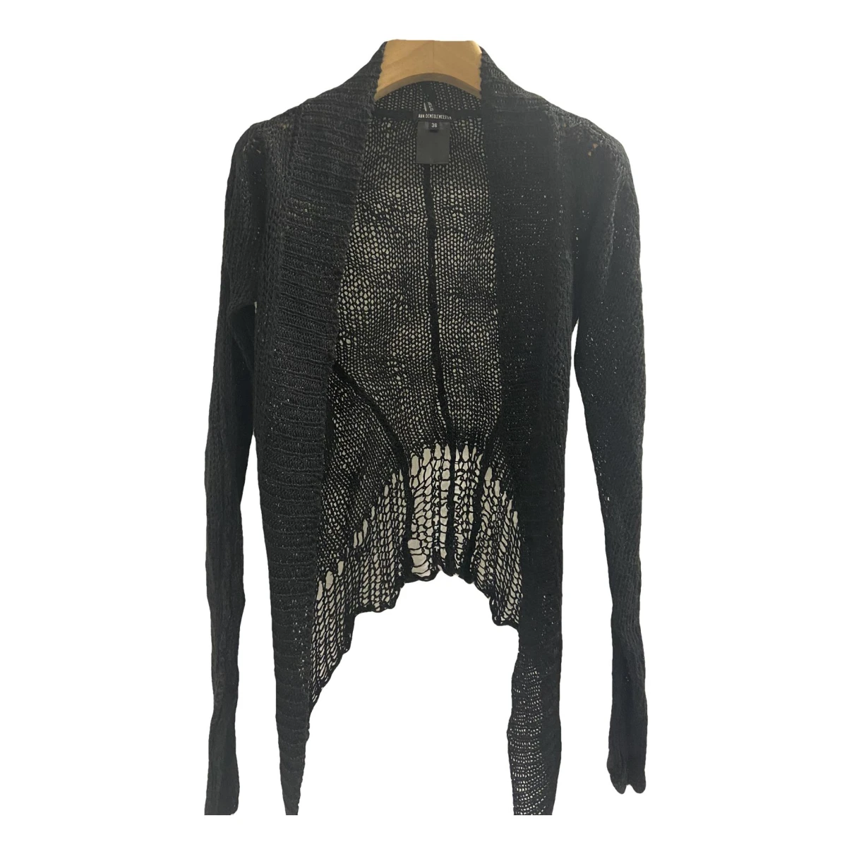 Pre-owned Ann Demeulemeester Cardigan In Black