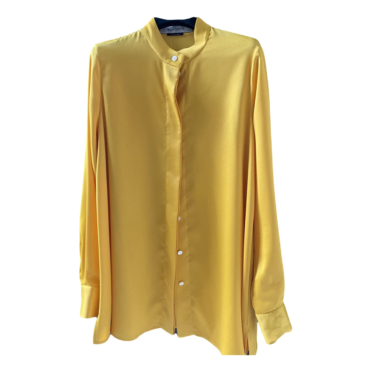 Pre-owned Mulberry Blouse In Yellow