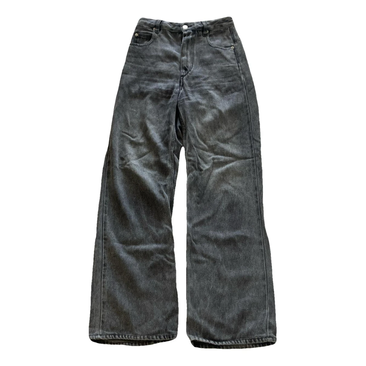 Pre-owned Isabel Marant Étoile Large Jeans In Grey