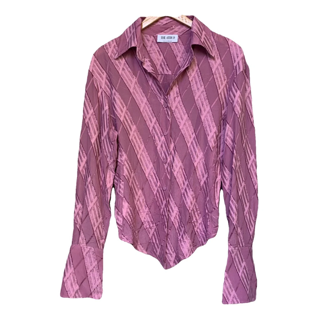 Pre-owned Attico Shirt In Pink