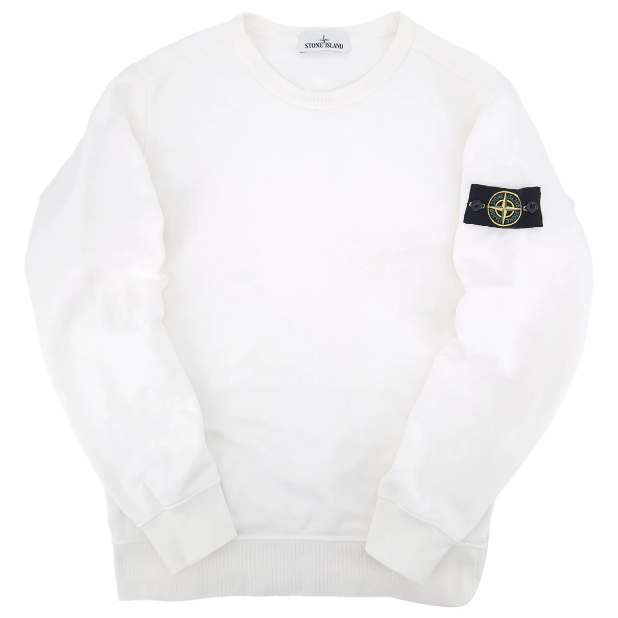 Pre-owned Stone Island Sweatshirt In White