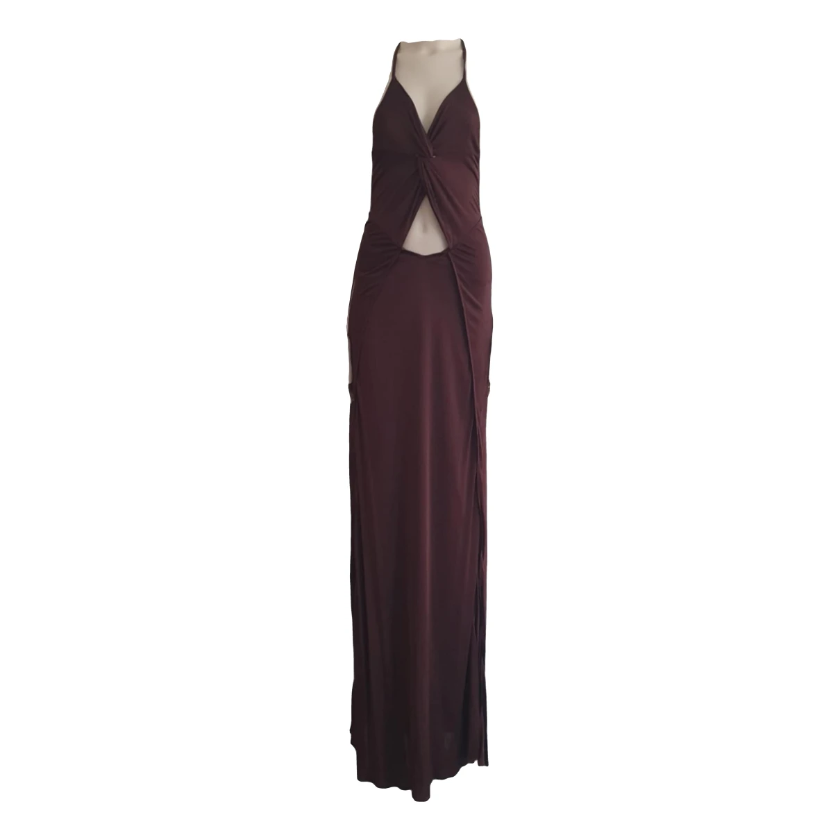Pre-owned Aniye By Maxi Dress In Brown