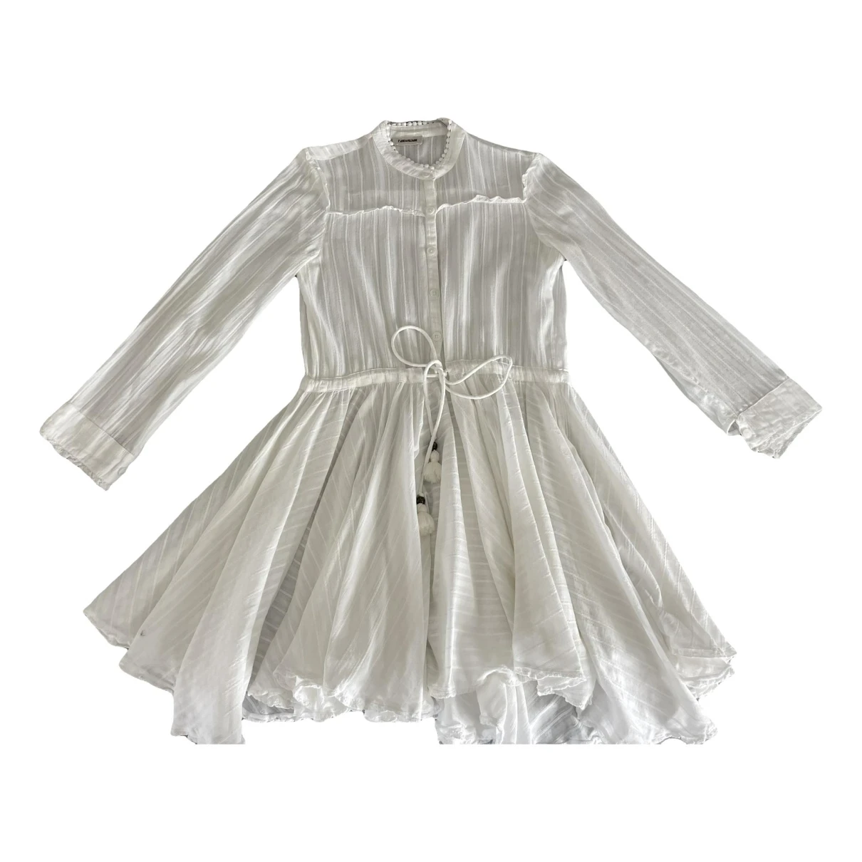 Pre-owned Zadig & Voltaire Mini Dress In White