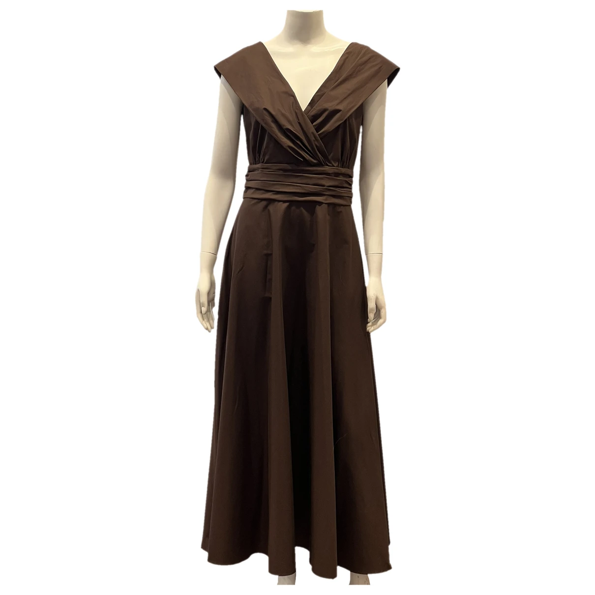 Pre-owned Marella Maxi Dress In Brown