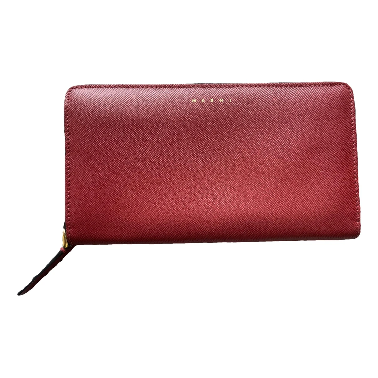 Pre-owned Marni Leather Purse In Red