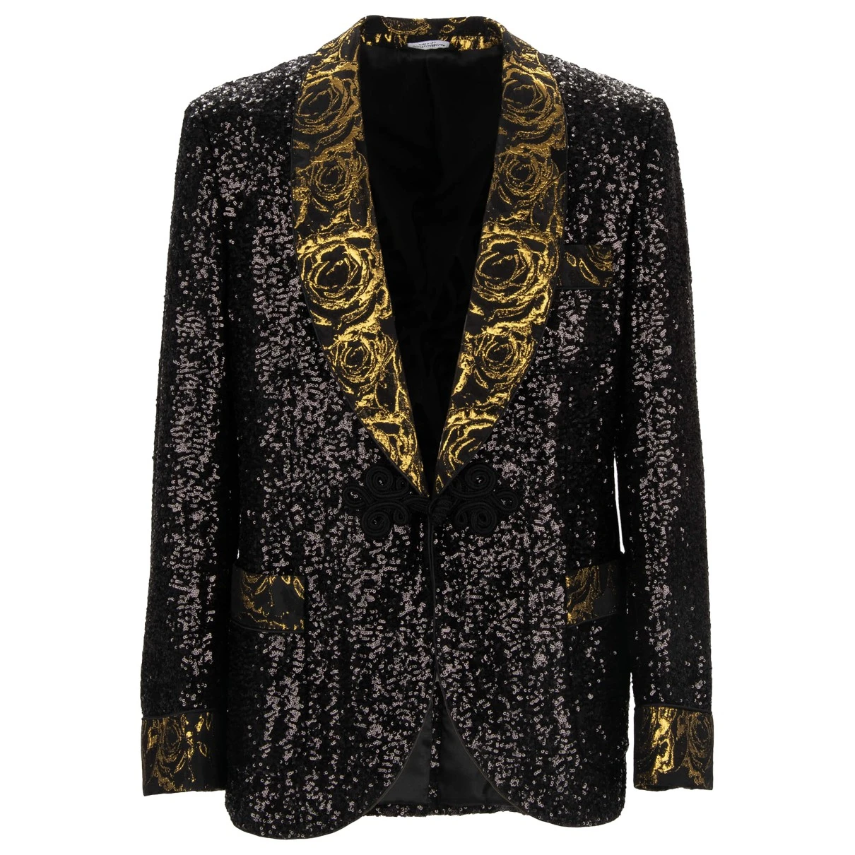 Pre-owned Dolce & Gabbana Glitter Jacket In Black