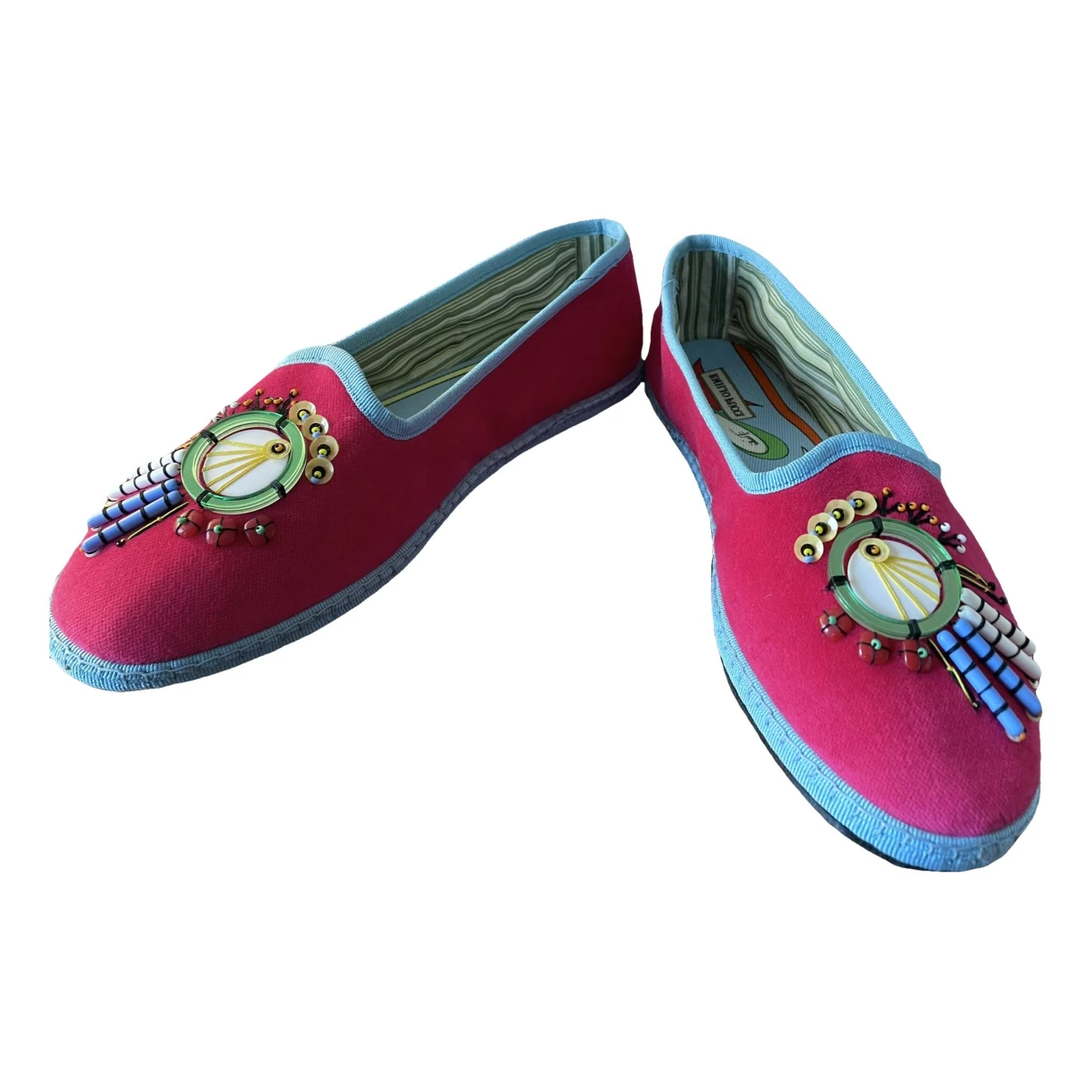 Pre-owned Emilio Pucci Velvet Ballet Flats In Other
