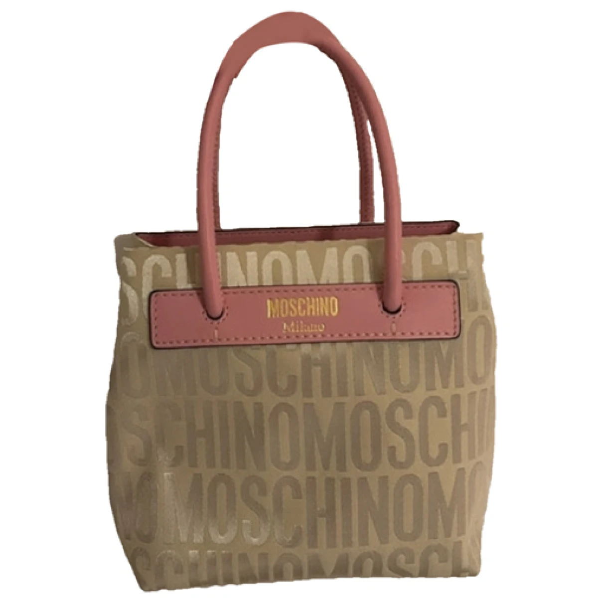 Pre-owned Moschino Handbag In Pink