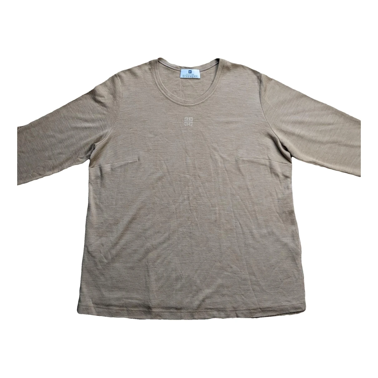 Pre-owned Givenchy Wool T-shirt In Camel