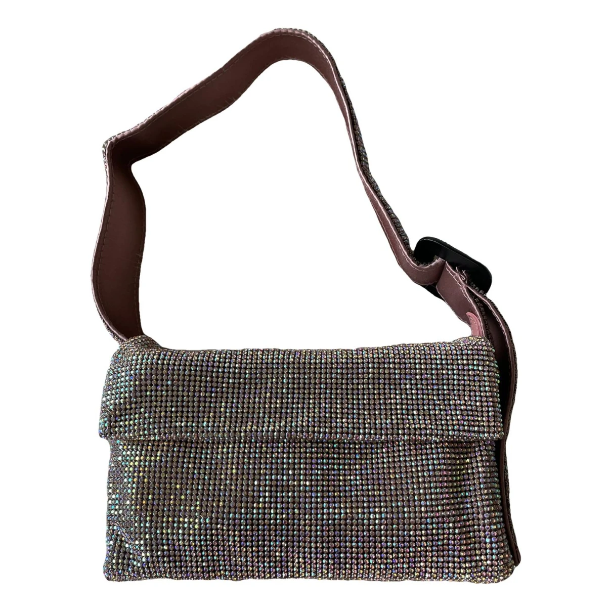 Pre-owned Benedetta Bruzziches Glitter Handbag In Pink
