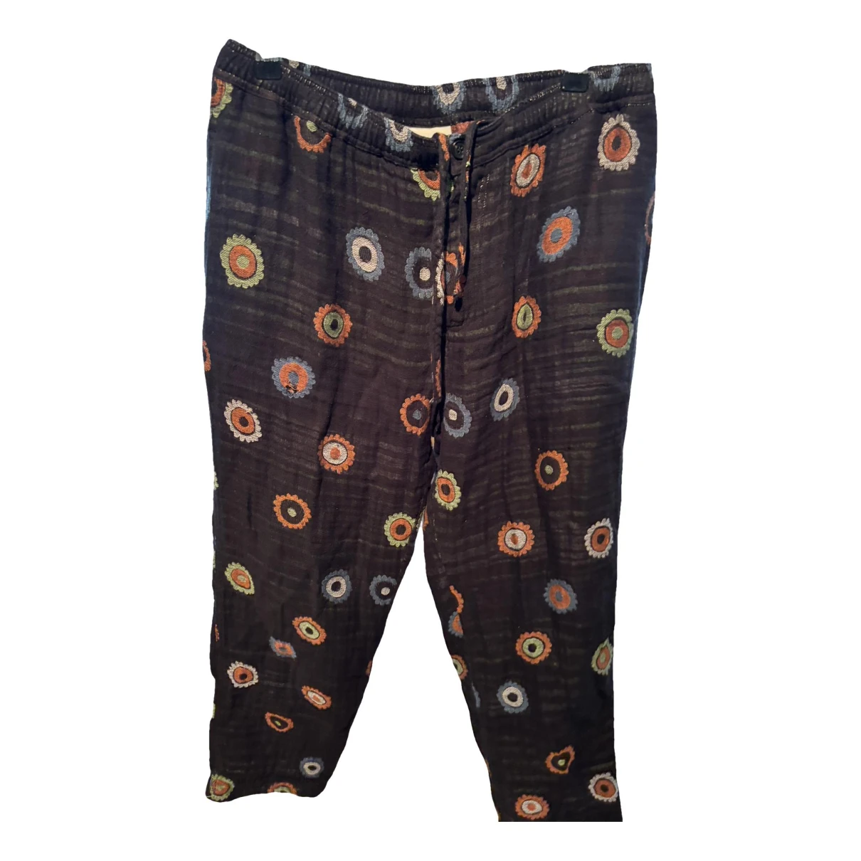 Pre-owned Soulland Trousers In Black