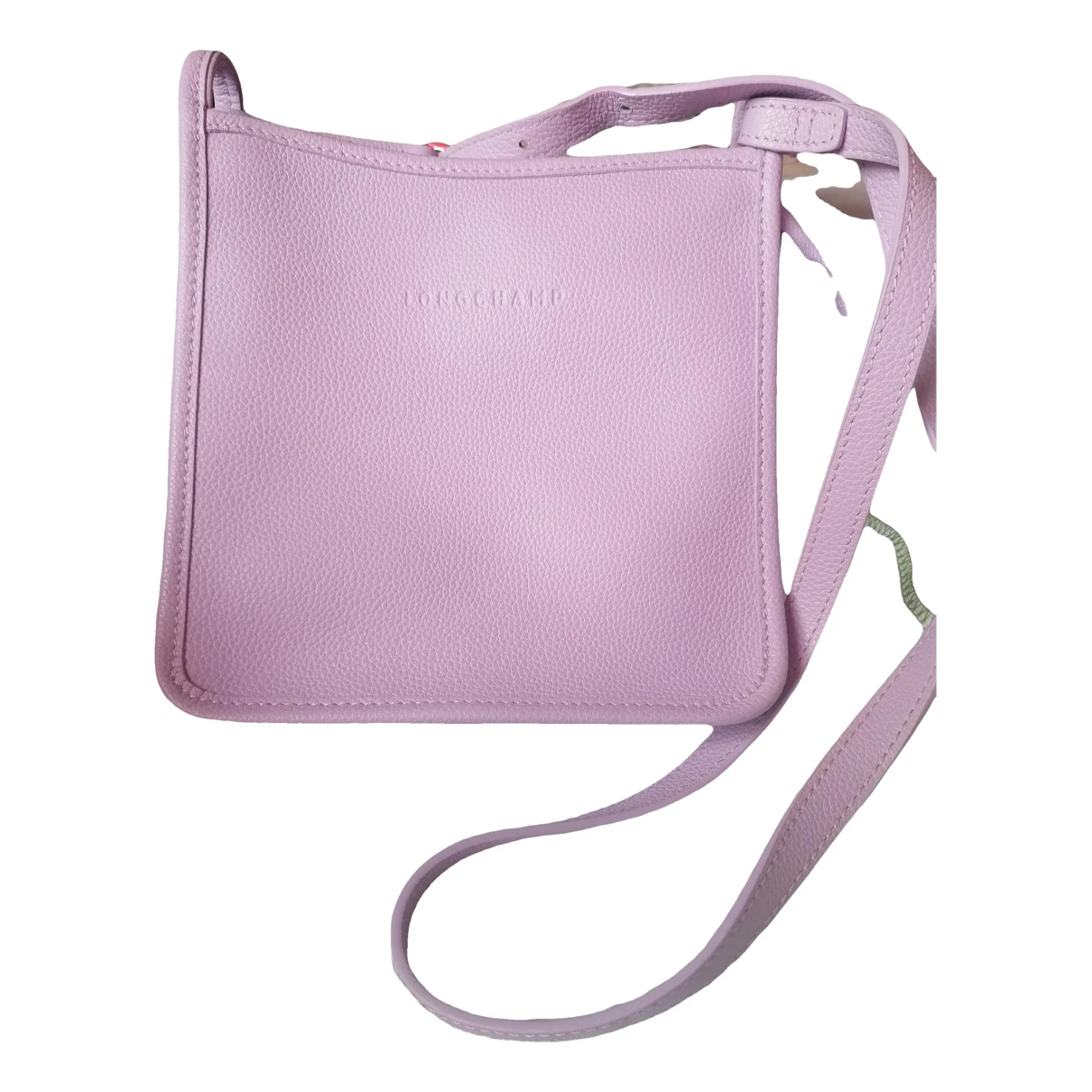 Pre-owned Longchamp Leather Crossbody Bag In Pink