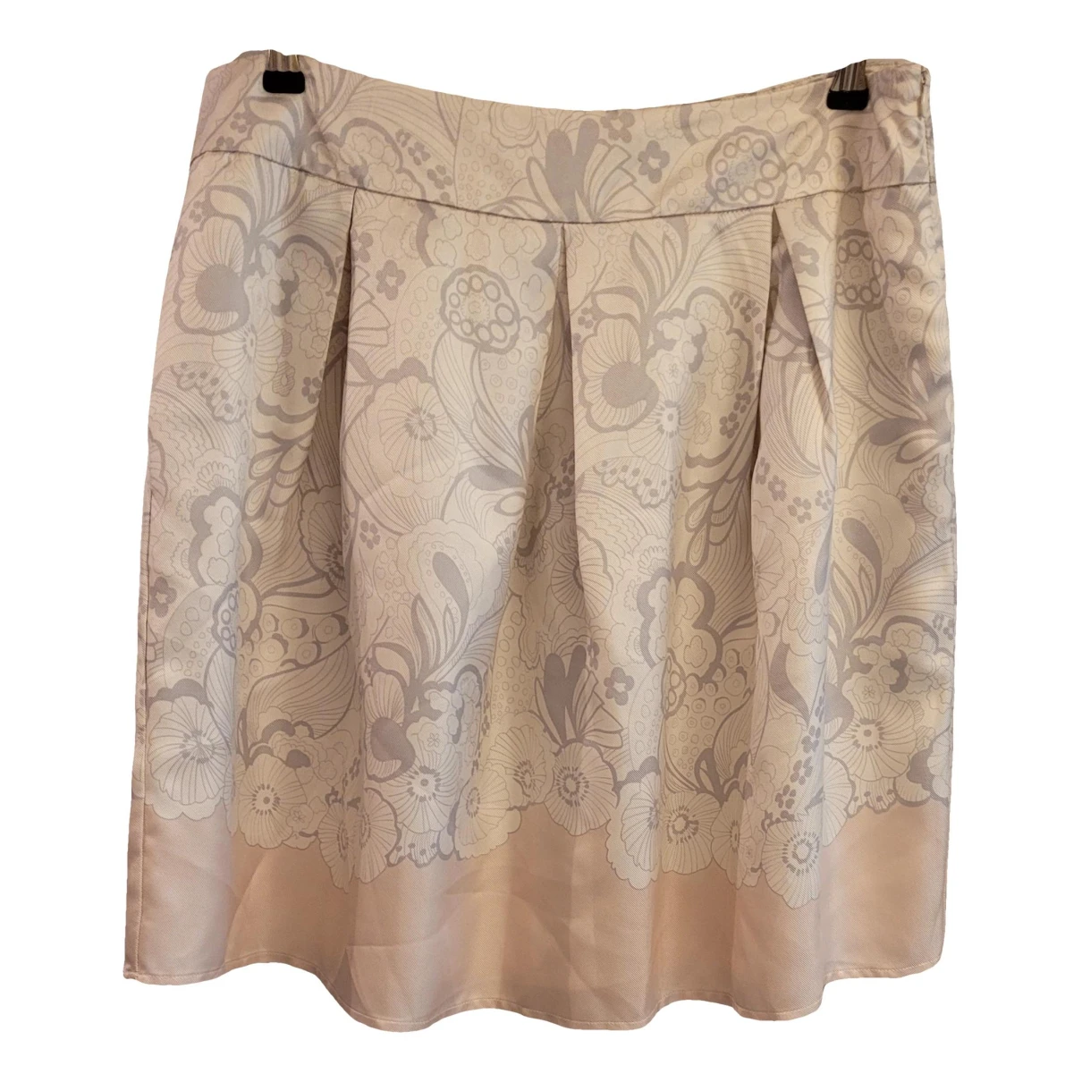 Pre-owned See By Chloé Silk Skirt In White