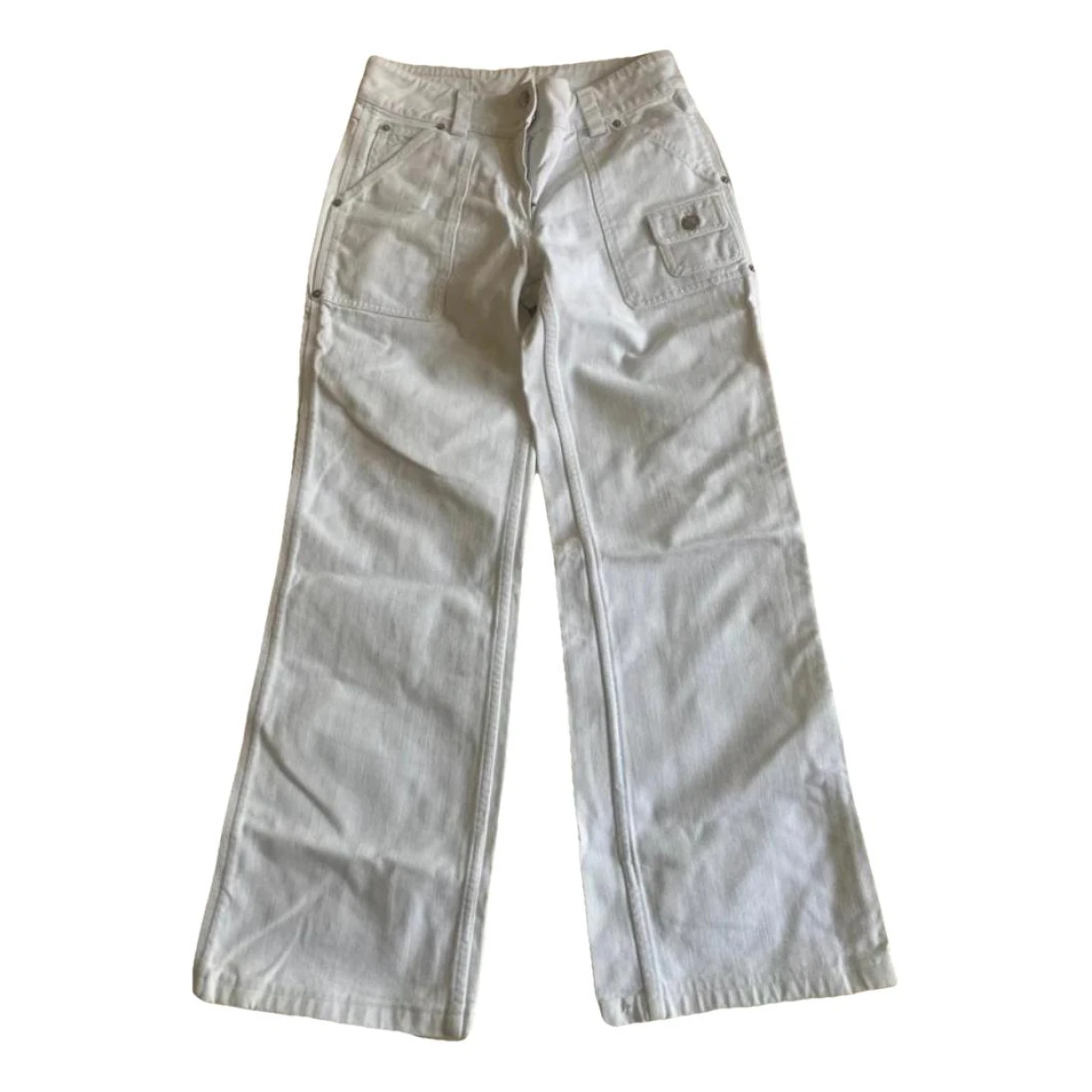 Pre-owned Louis Vuitton Large Jeans In White