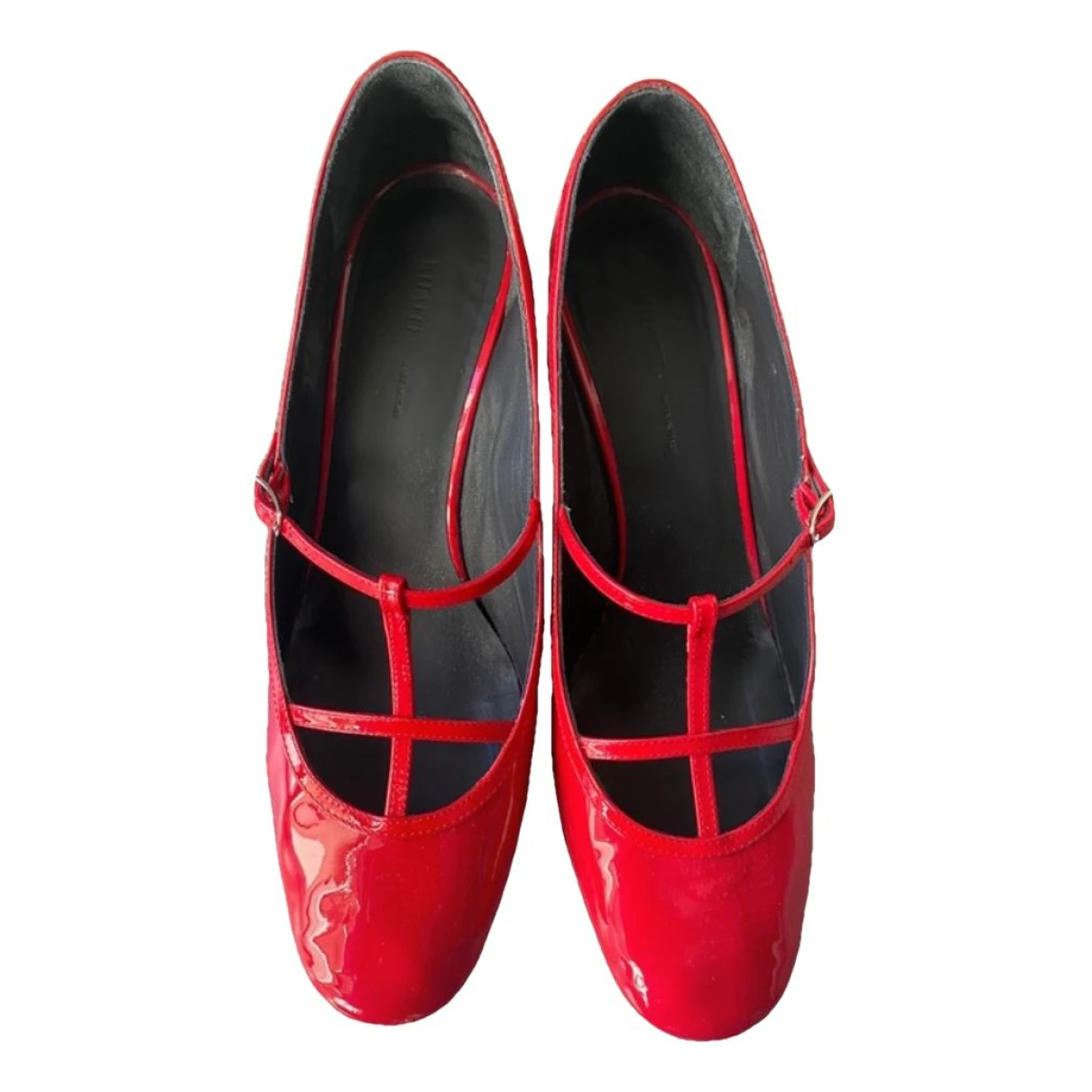 Pre-owned Khaite Leather Heels In Red