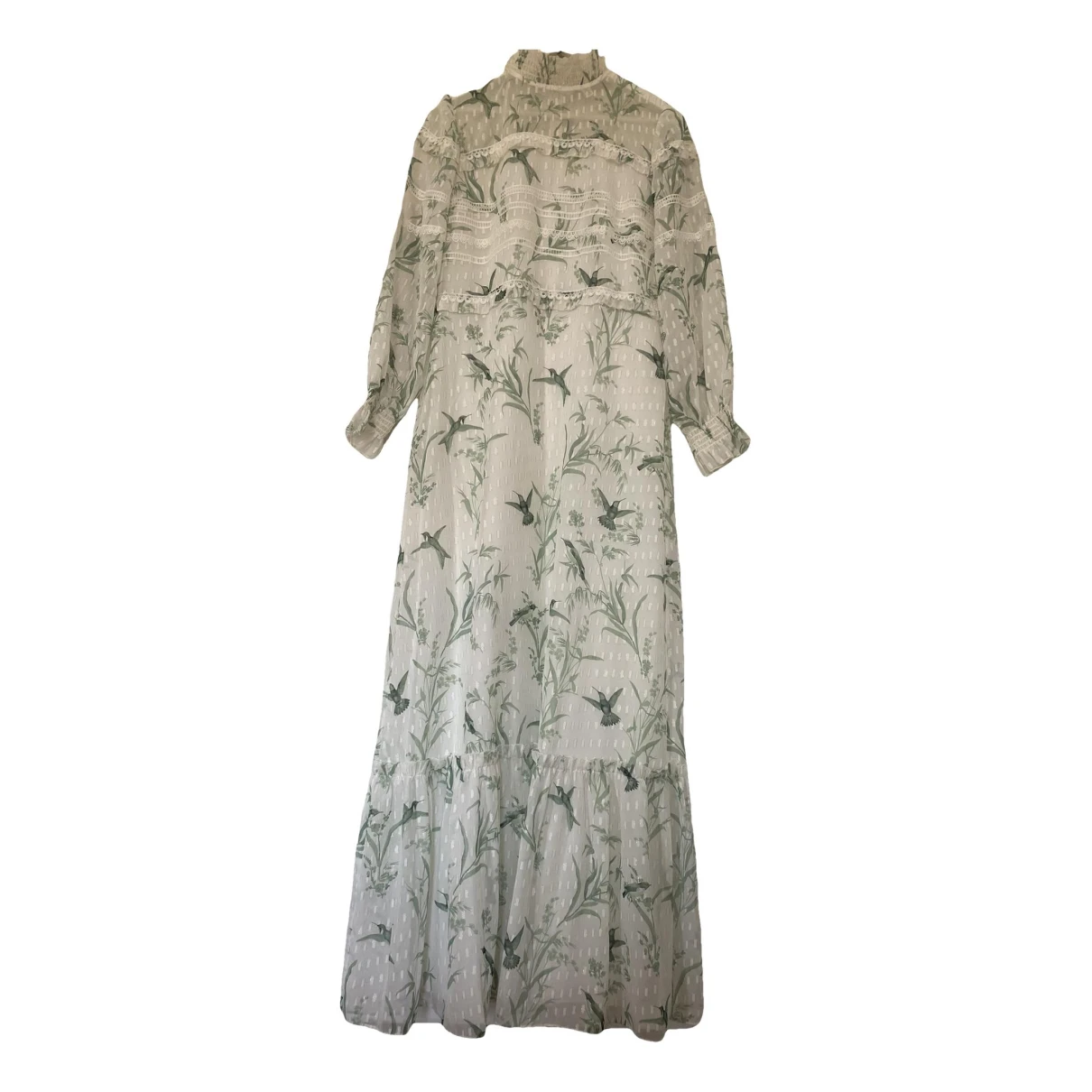 Pre-owned Ted Baker Maxi Dress In Multicolour