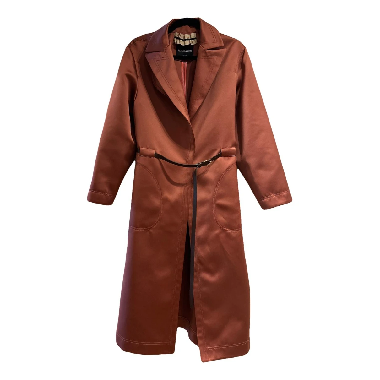 Pre-owned Giorgio Armani Trench Coat In Other