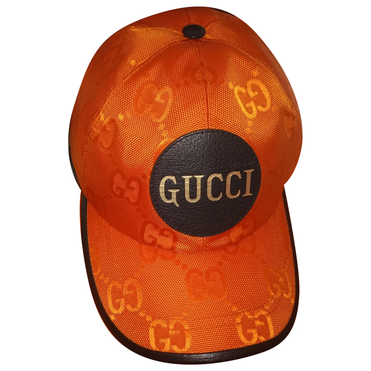 Pre-owned Gucci Hat In Orange