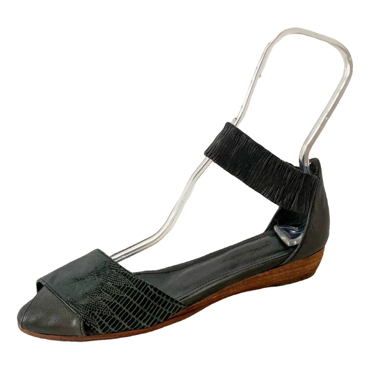 Pre-owned Rachel Comey Leather Sandal In Green