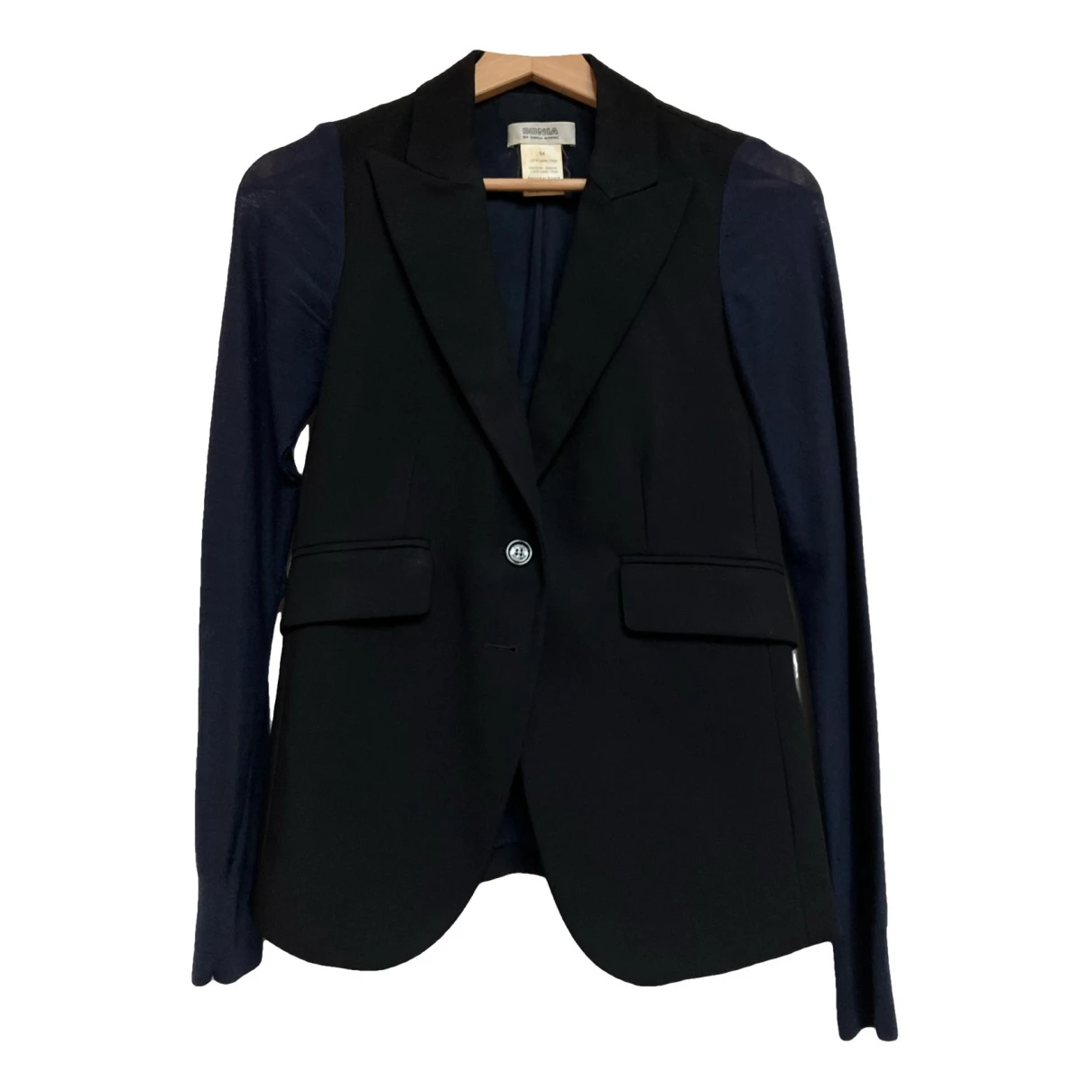 Pre-owned Sonia By Sonia Rykiel Wool Short Vest In Black