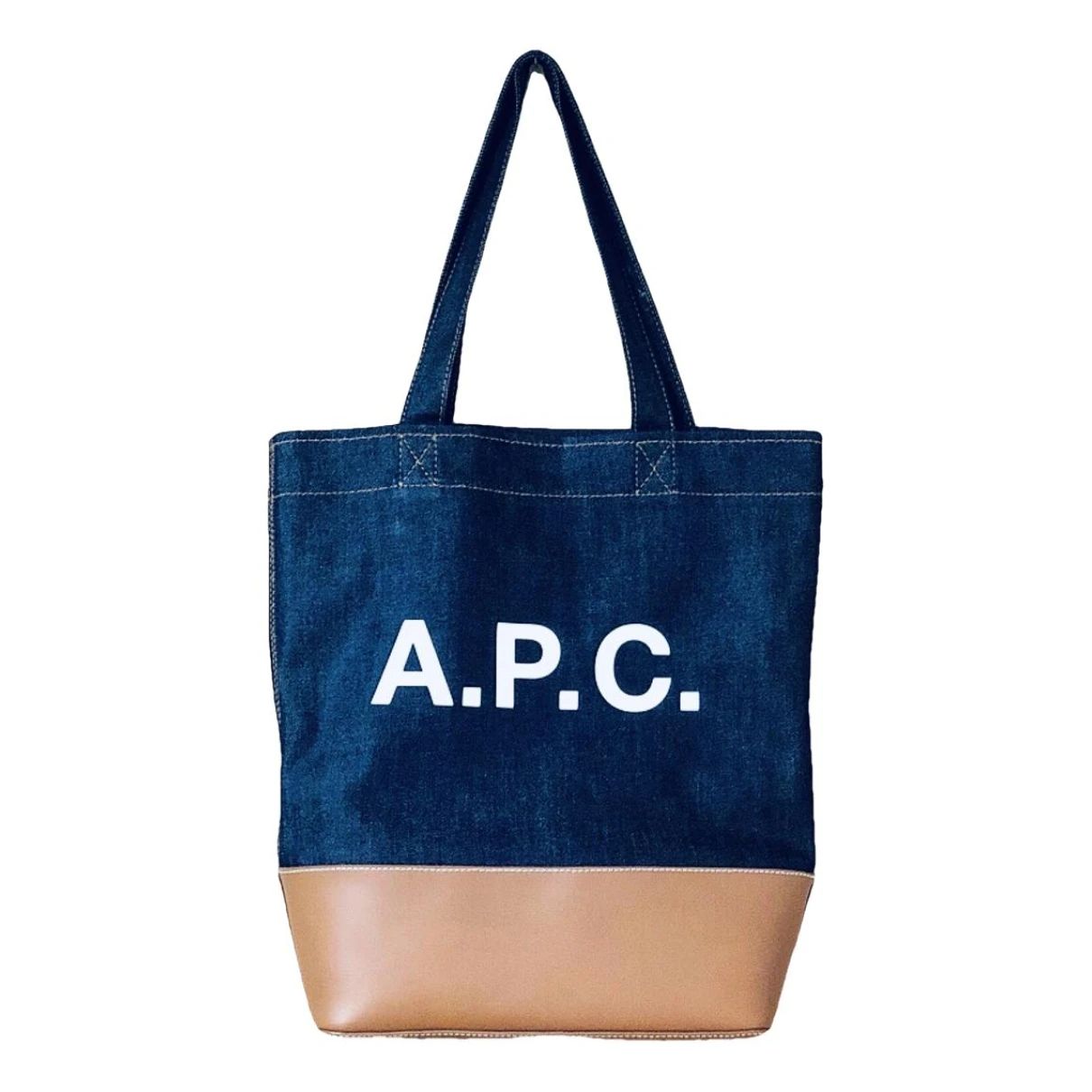 Pre-owned Apc Handbag In Blue