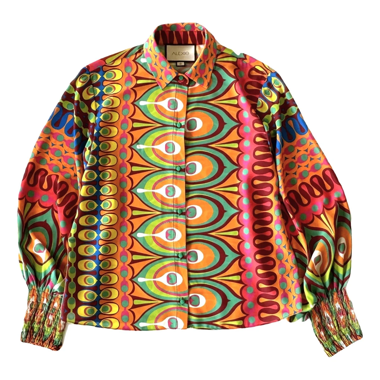 Pre-owned Alexis Blouse In Multicolour