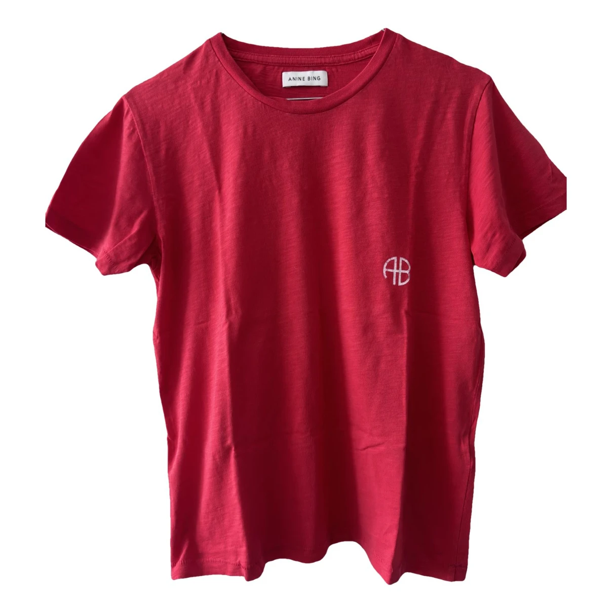 Pre-owned Anine Bing Spring Summer 2020 T-shirt In Red