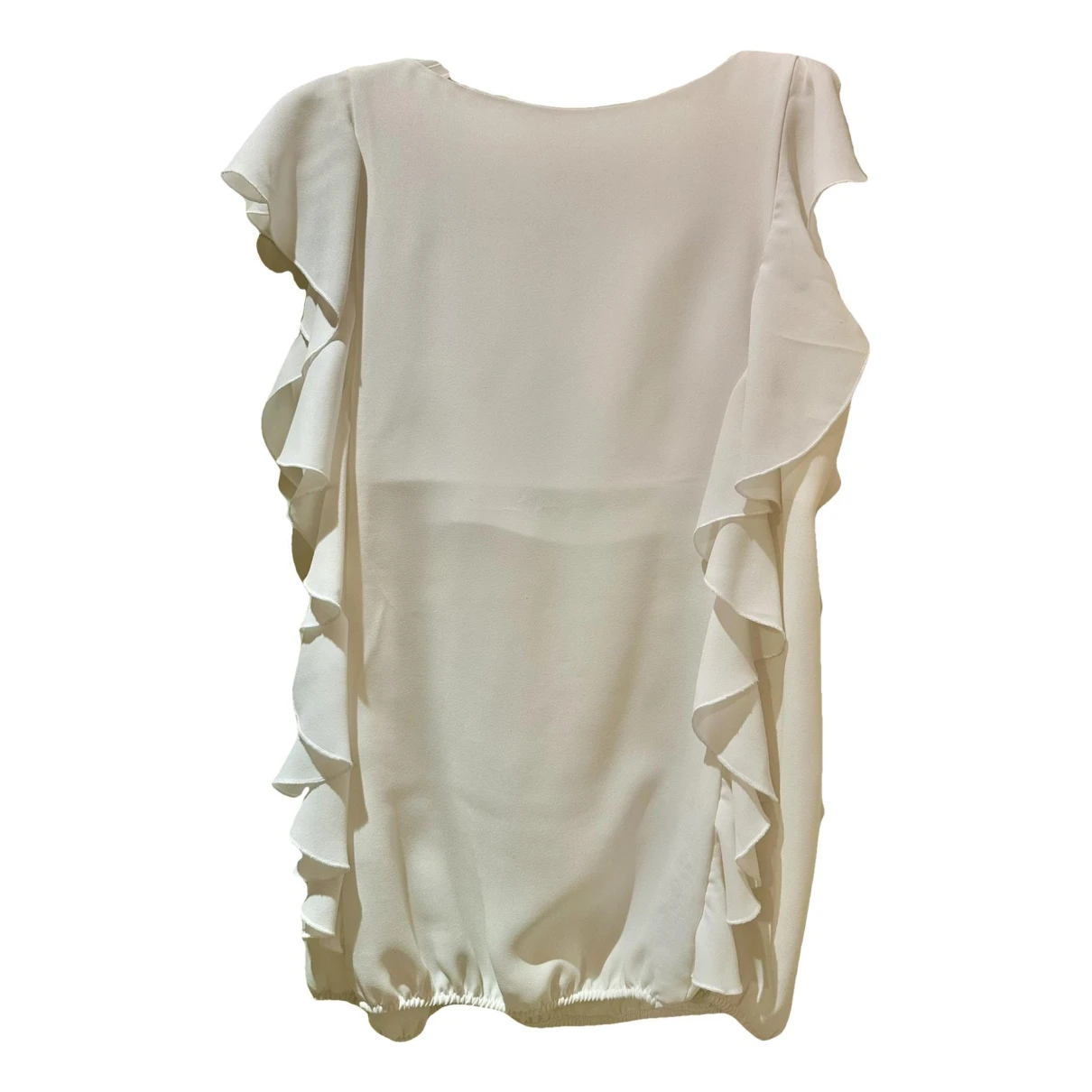 Pre-owned Mangano Blouse In White