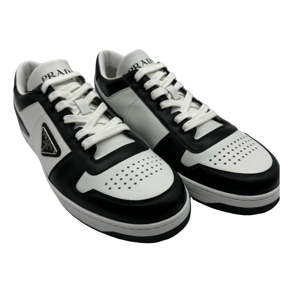 Pre-owned Prada Leather Trainers In Other
