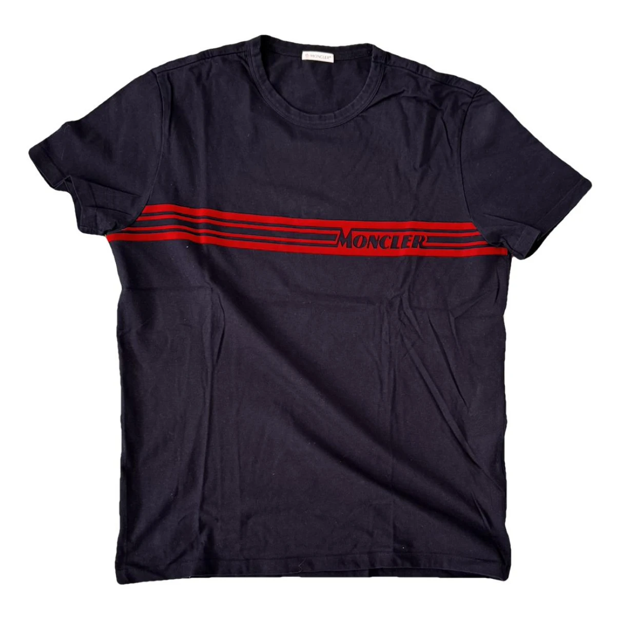 Pre-owned Moncler T-shirt In Blue