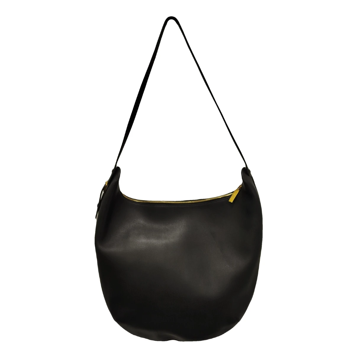 Pre-owned The Row Leather Handbag In Black