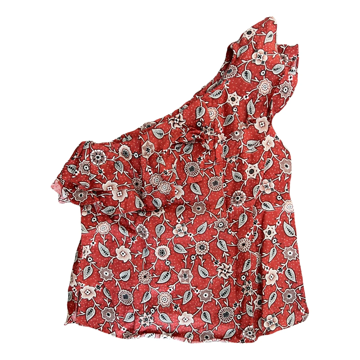 Pre-owned Isabel Marant Étoile Linen Vest In Red