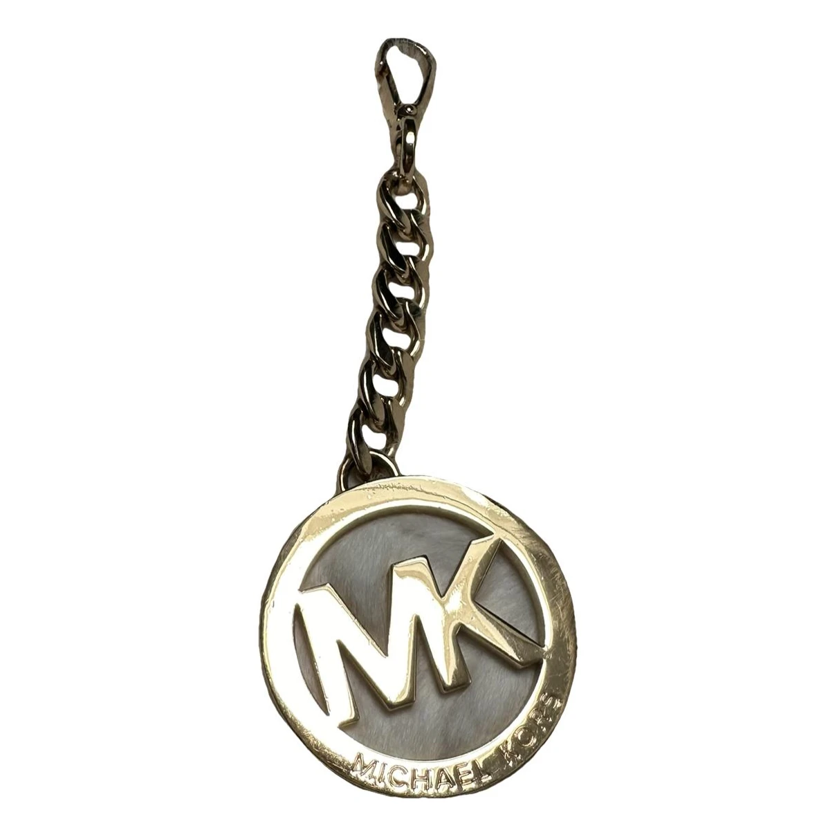 Pre-owned Michael Kors Bag Charm In Gold
