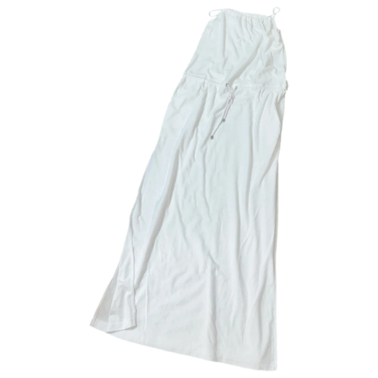 Pre-owned Polo Ralph Lauren Maxi Dress In White