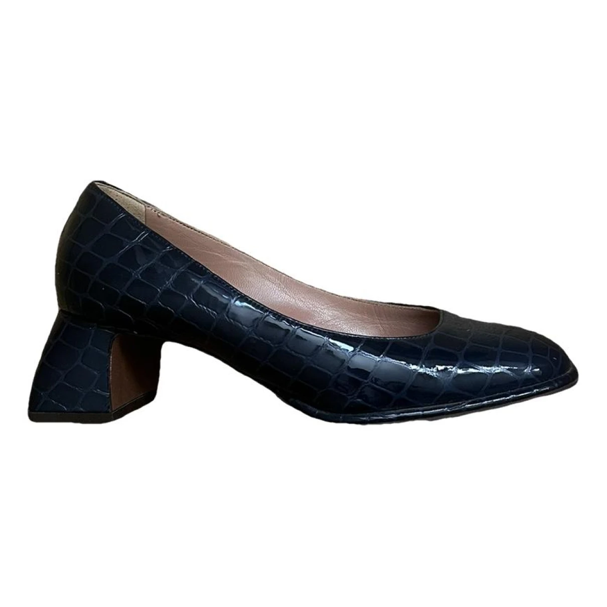 Pre-owned L'autre Chose Patent Leather Heels In Blue