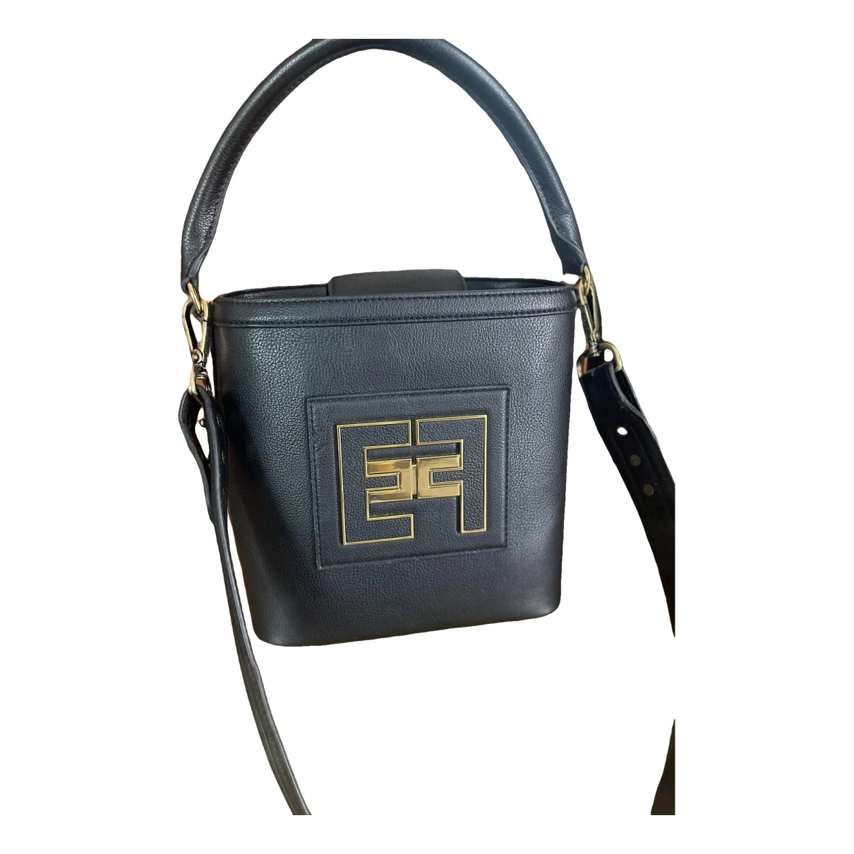 Pre-owned Elisabetta Franchi Leather Handbag In Pink