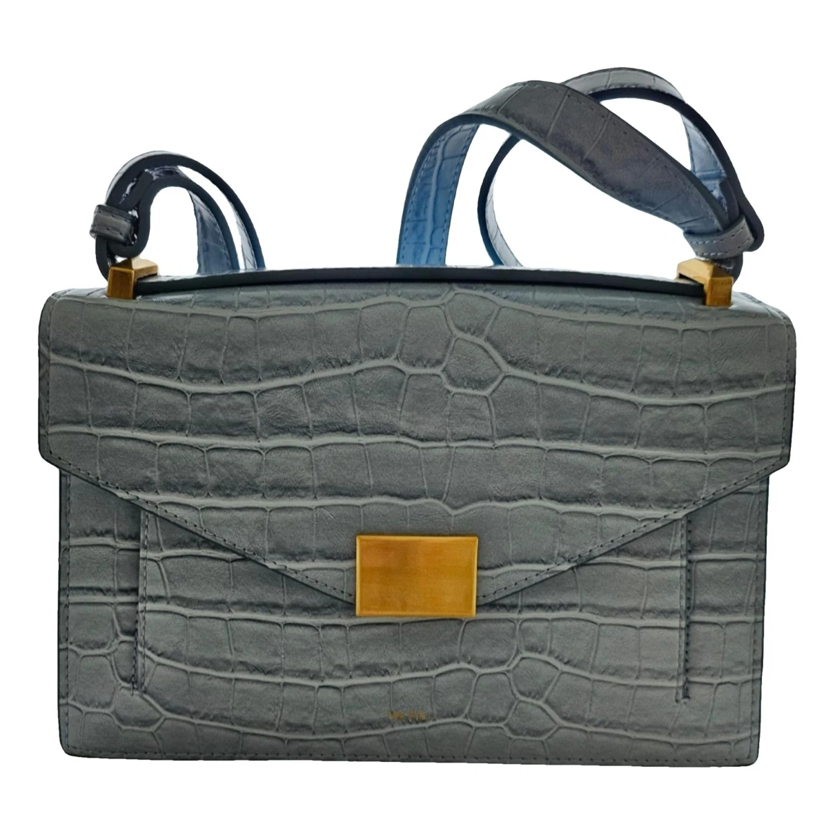 Pre-owned Jw Pei Vegan Leather Handbag In Blue