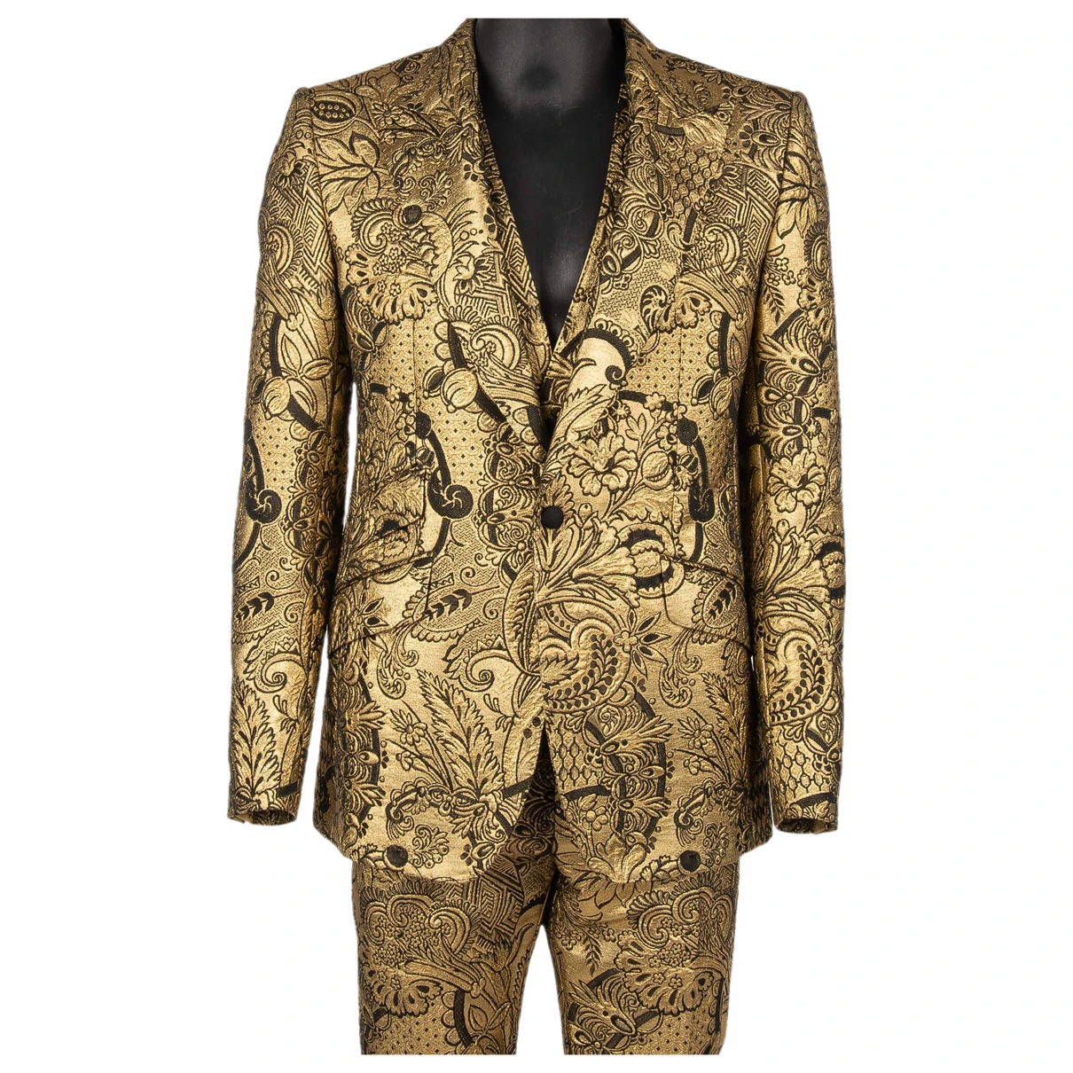 Pre-owned Dolce & Gabbana Suit In Gold
