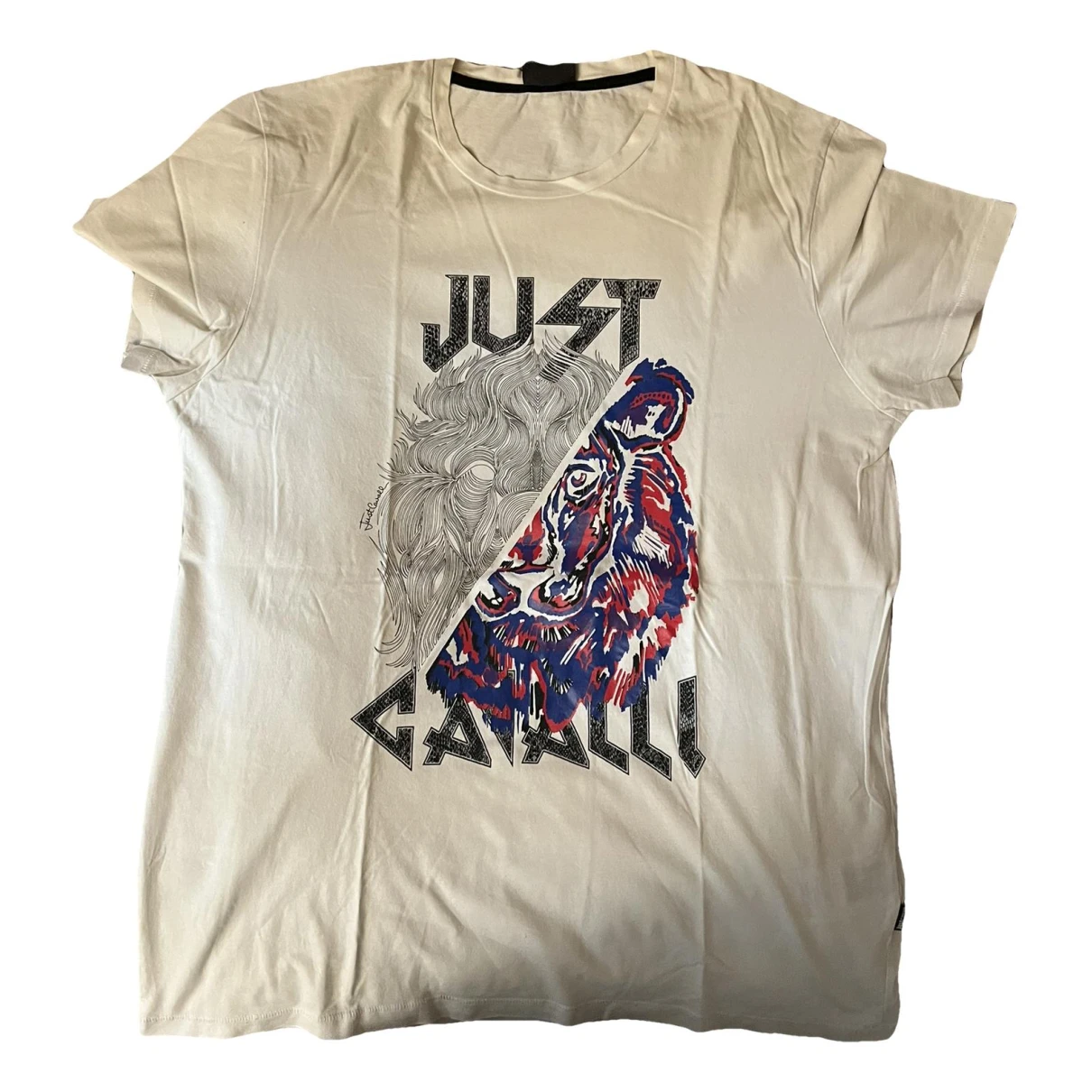 Pre-owned Just Cavalli T-shirt In White