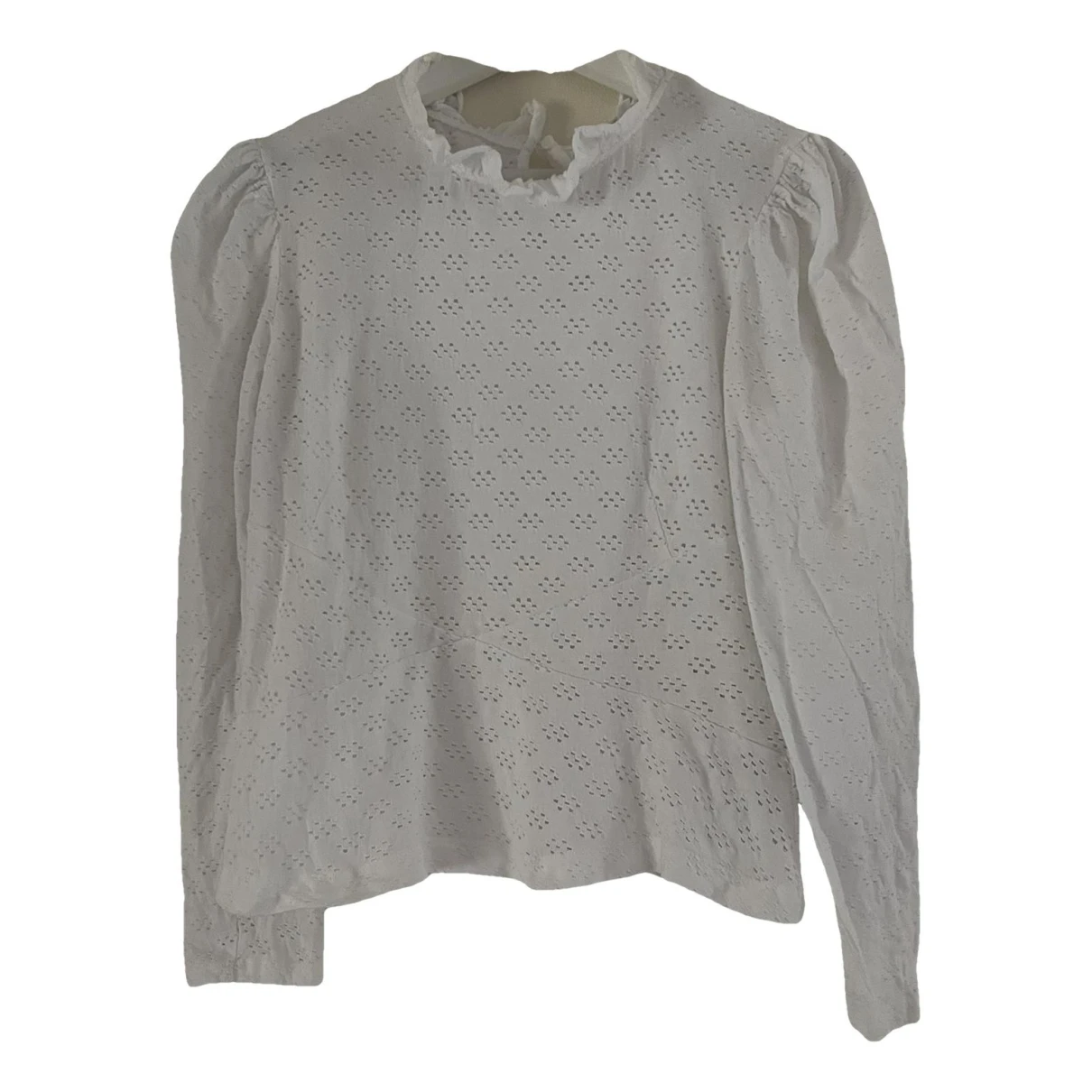 Pre-owned Claudie Pierlot Blouse In White