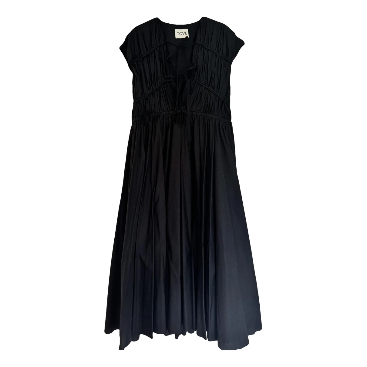 Pre-owned Tove Mid-length Dress In Black