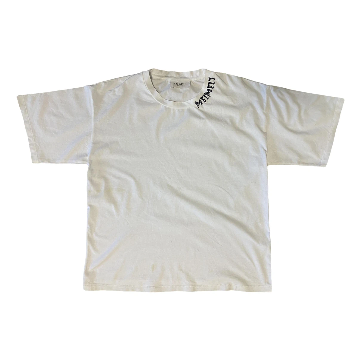 Pre-owned Meimeij T-shirt In White
