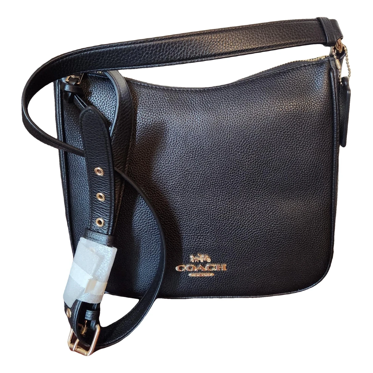 Pre-owned Coach Leather Crossbody Bag In Black