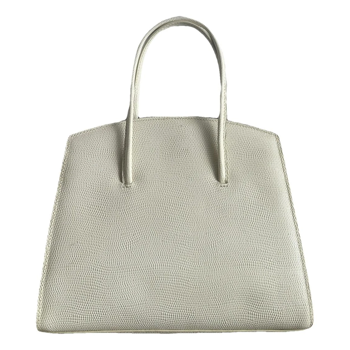 Pre-owned Little Liffner Leather Tote In Beige