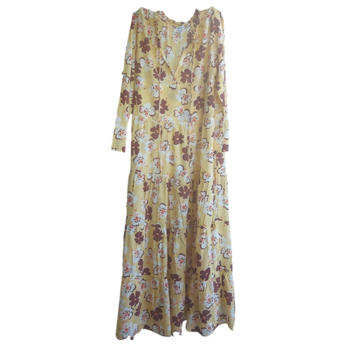 Pre-owned Gimaguas Maxi Dress In Multicolour